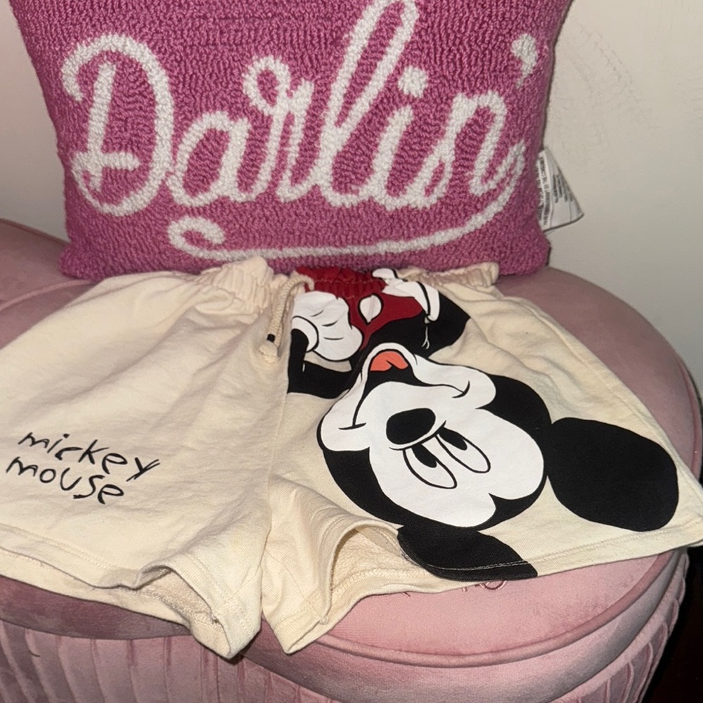 MICKEY MOUSE © DISNEY PRINTED STRAIGHT SHORTS